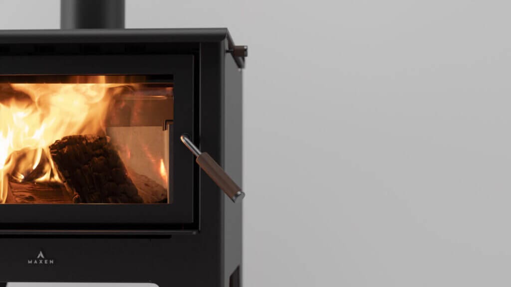 Maxen Kinmont 450 with Legs Base Wood Fireplace Handle